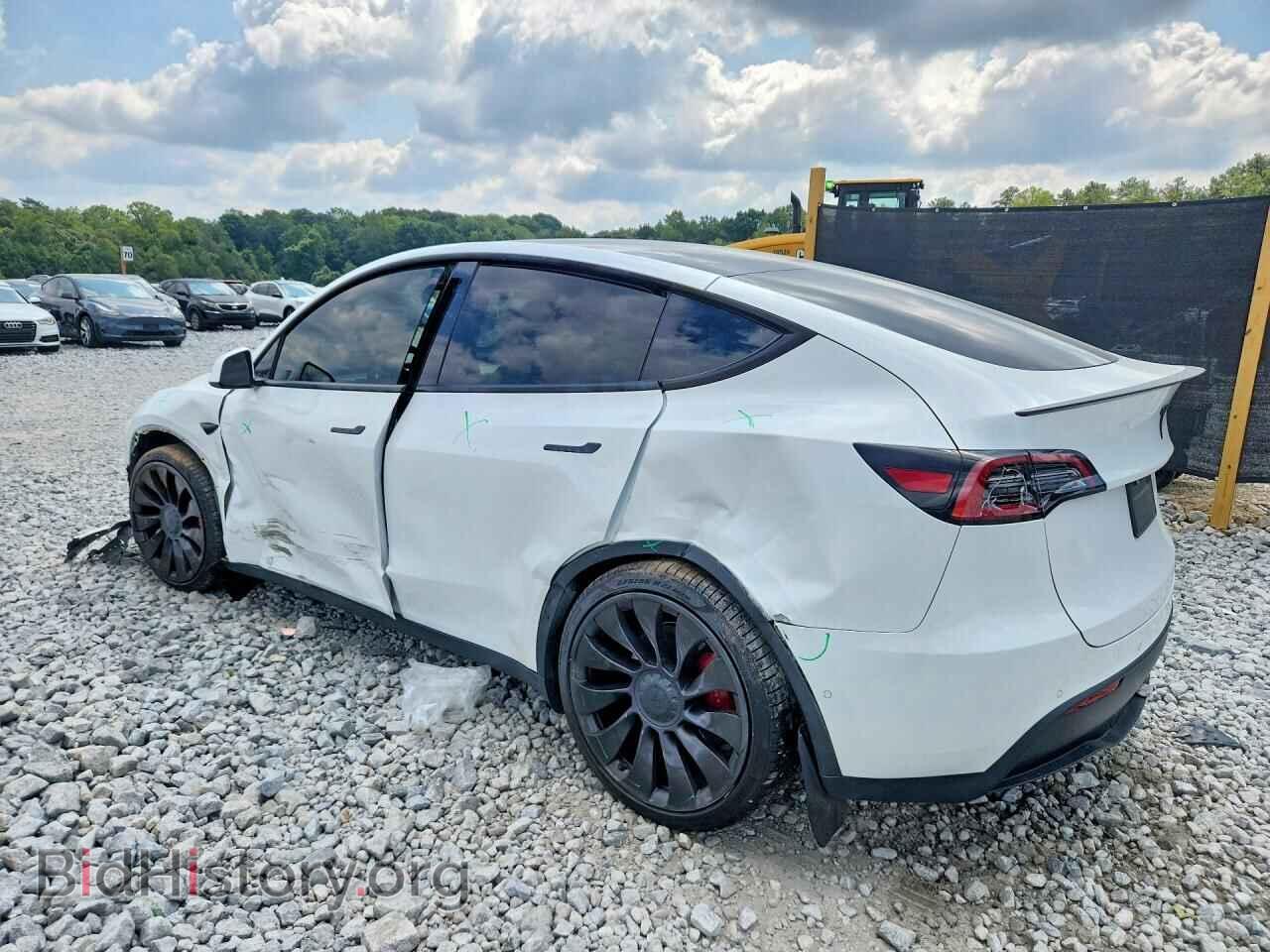 2021 TESLA MODEL Y - VIN: 5YJYGDEF5MF304399 - Фото 2