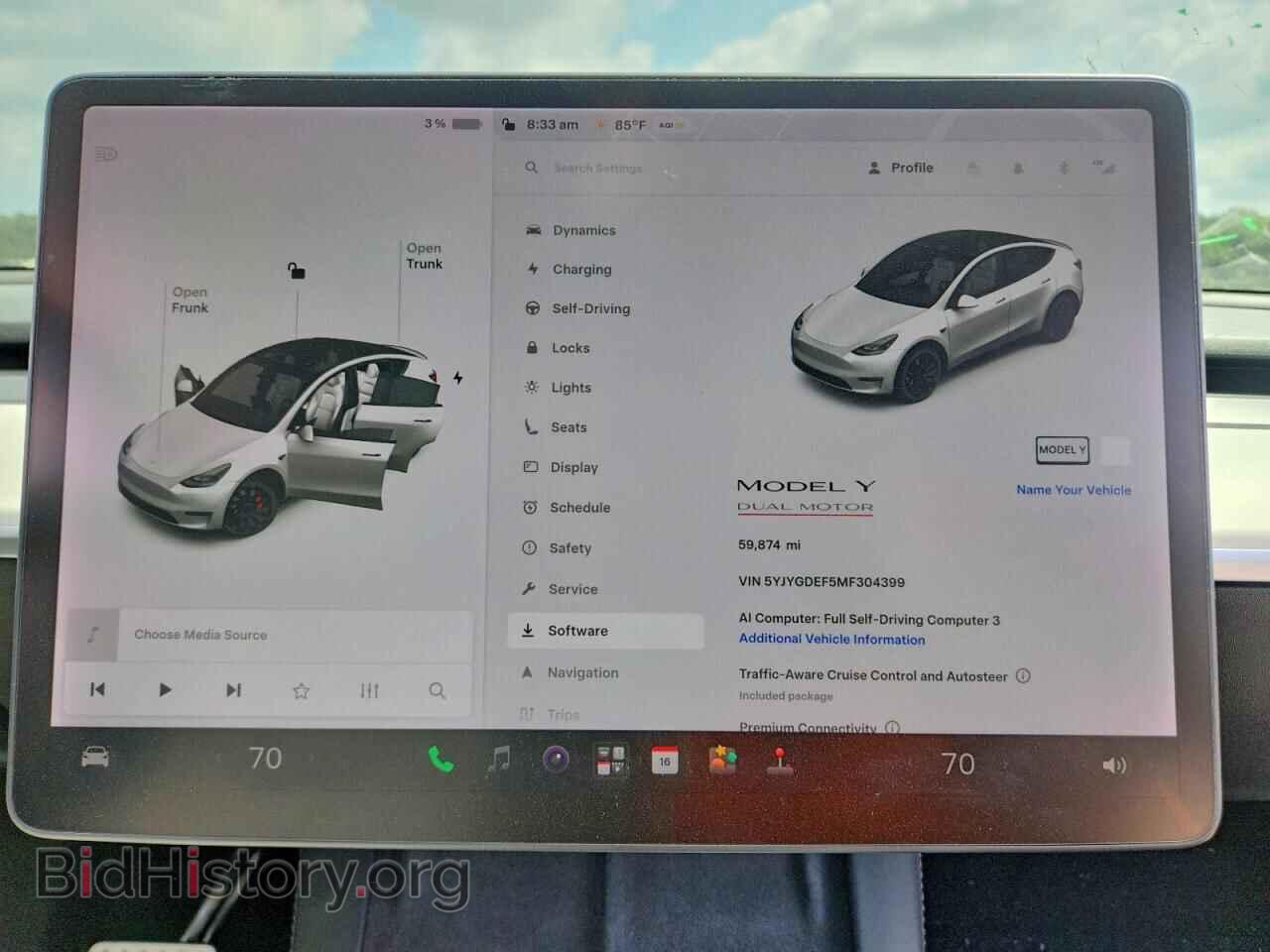 2021 TESLA MODEL Y - VIN: 5YJYGDEF5MF304399 - Фото 9