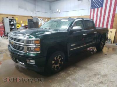 2015 Chevrolet SILVERADO, зеленый — VIN 3GCUKTEC5FG398021, Copart