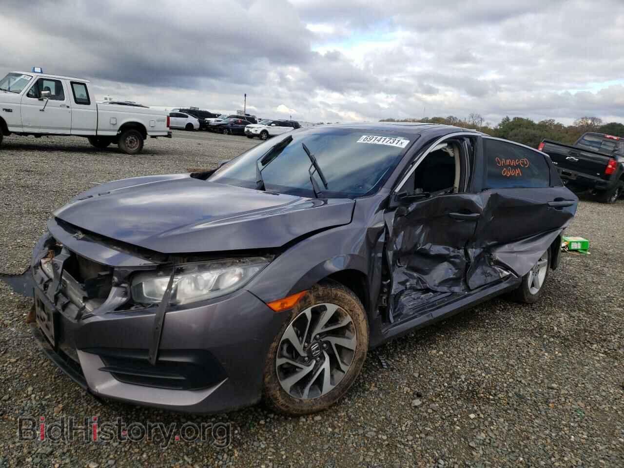 2016 HONDA CIVIC - VIN: 19XFC2F77GE223669 - Фото 2