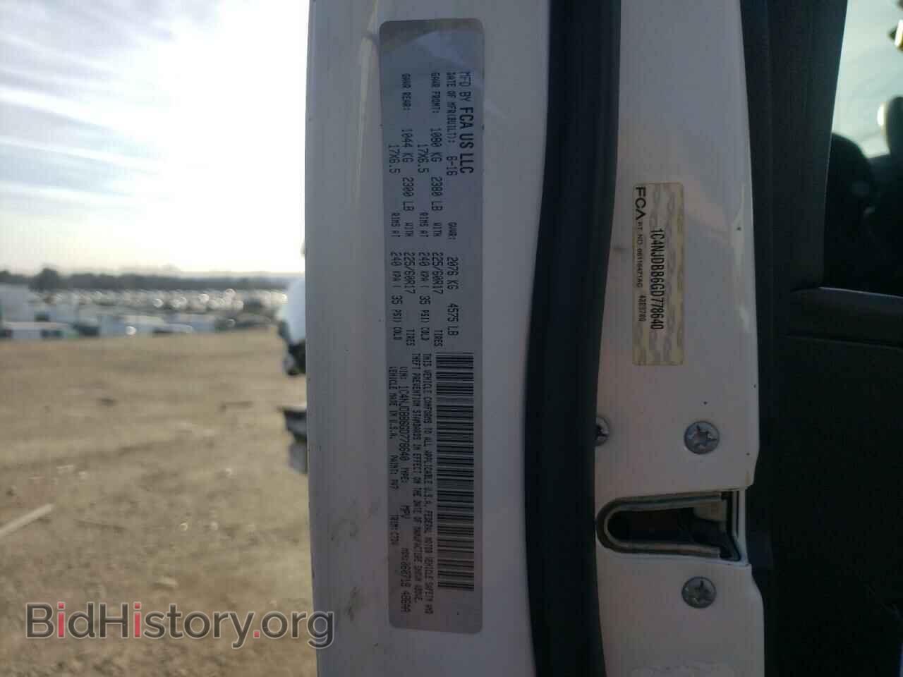 2016 JEEP COMPASS - VIN: 1C4NJDBB6GD778640 - Фото 10