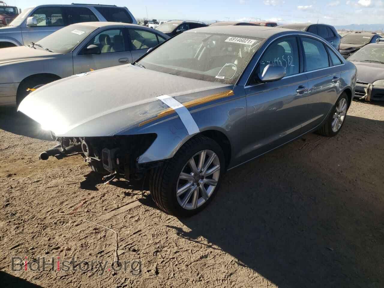 2013 AUDI A6 - VIN: WAUGFAFC7DN054440 - Фото 2