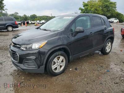2020 Chevrolet TRAX LS, черный — VIN KL7CJNSB6LB028977, Copart