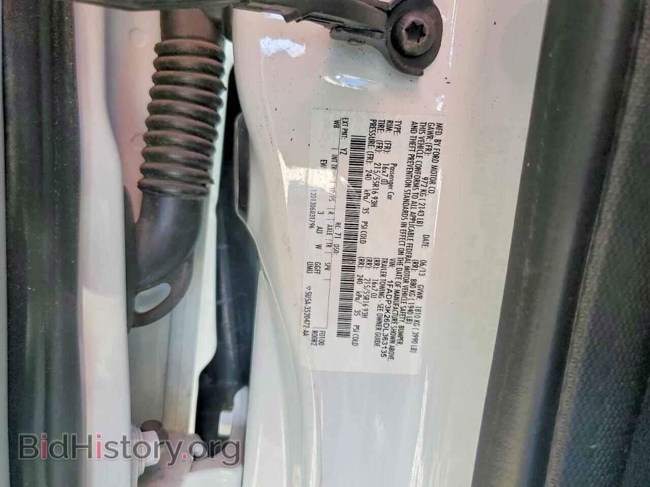 2013 FORD FOCUS - VIN: 1FADP3K26DL363135 - Фото 12