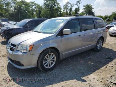 2019 Dodge CARAVAN SXT, серебристый — VIN 2C4RDGCGXKR802884, Copart