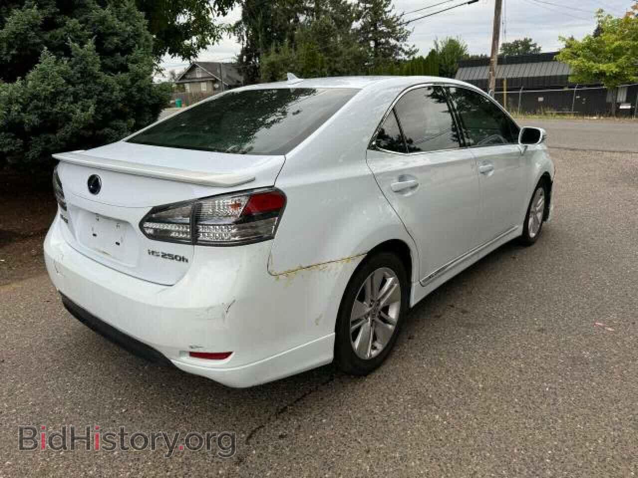 2010 LEXUS HS - VIN: JTHBB1BA0A2007484 - Фото 4