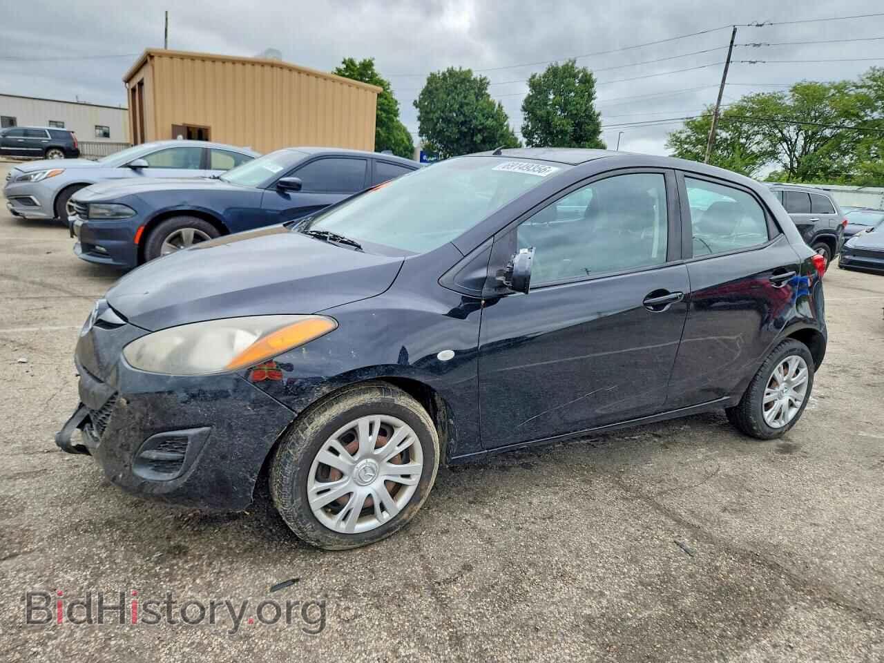 2013 Mazda 2 (VIN JM1DE1KY8D0158992) — photo 1 of 13, Copart, damage: all over