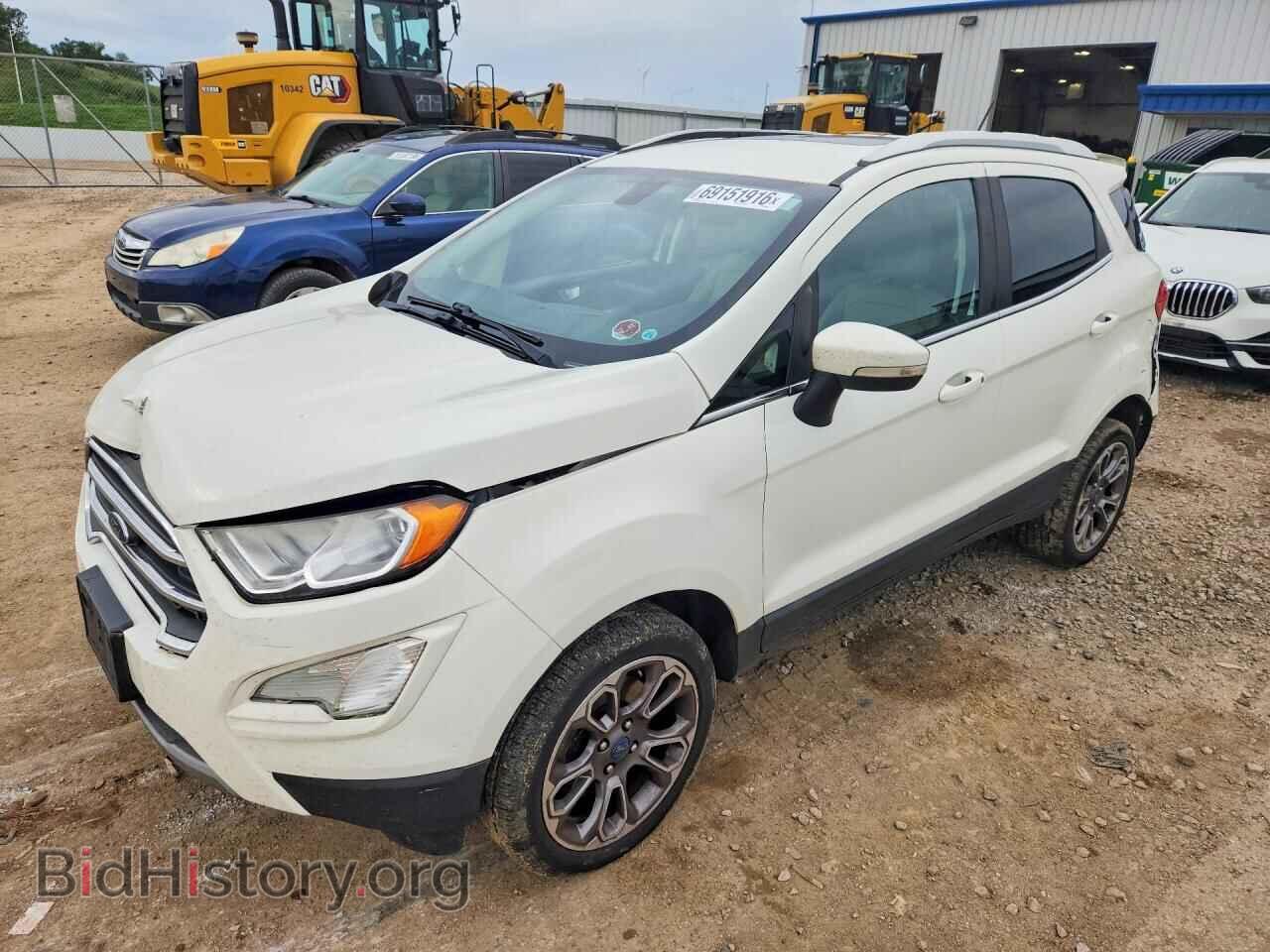 2020 Ford ECOSPORT Titanium (VIN MAJ6S3KL1LC354096) — photo 1 of 12, Copart, damage: rear end