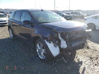 2012 Ford EDGE EDGE SEL, синий — VIN 2FMDK3J95CBA30443, Copart