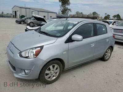 2014 Mitsubishi MIRAGE Mirage ES, серебристый — VIN ML32A4HJ9EH003307, Copart