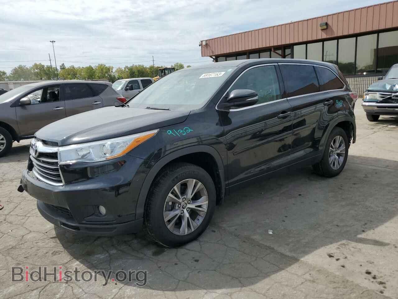 Photo 5TDBKRFH3GS334471 - TOYOTA HIGHLANDER 2016