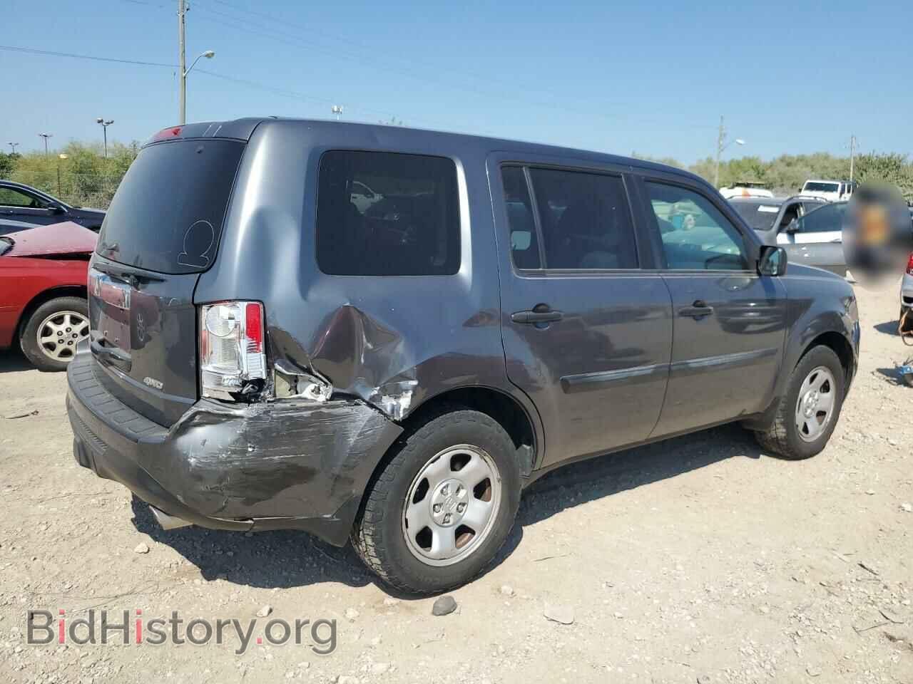 2013 HONDA PILOT - VIN: 5FNYF4H25DB015339 - Фото 3