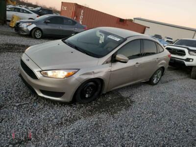 2017 Ford FOCUS Focus SE, tan — VIN 1FADP3F2XHL322913, Copart