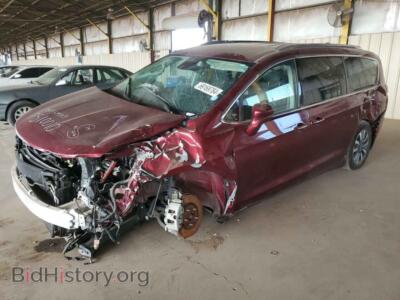 2021 Chrysler PACIFICA Touring L, burgundy — VIN 2C4RC1BG0MR539809, Copart