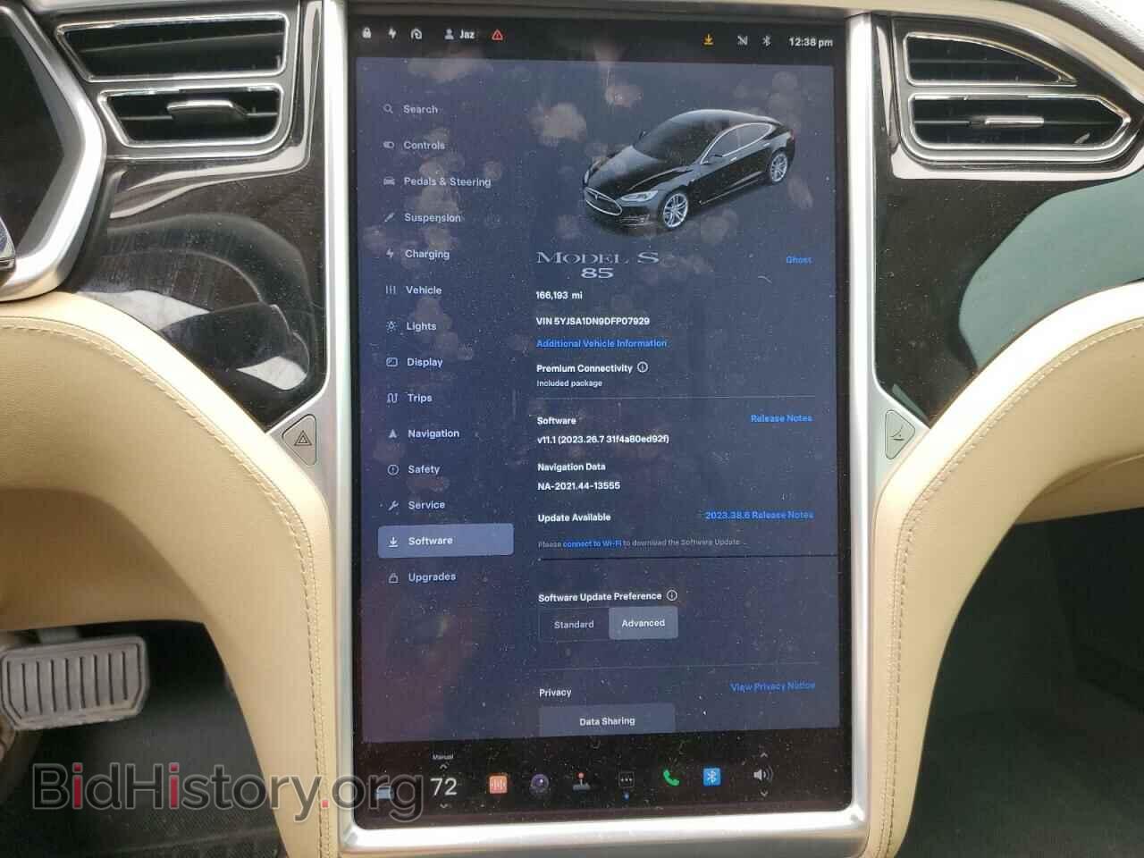 2013 TESLA MODEL S - VIN: 5YJSA1DN9DFP07929 - Фото 9