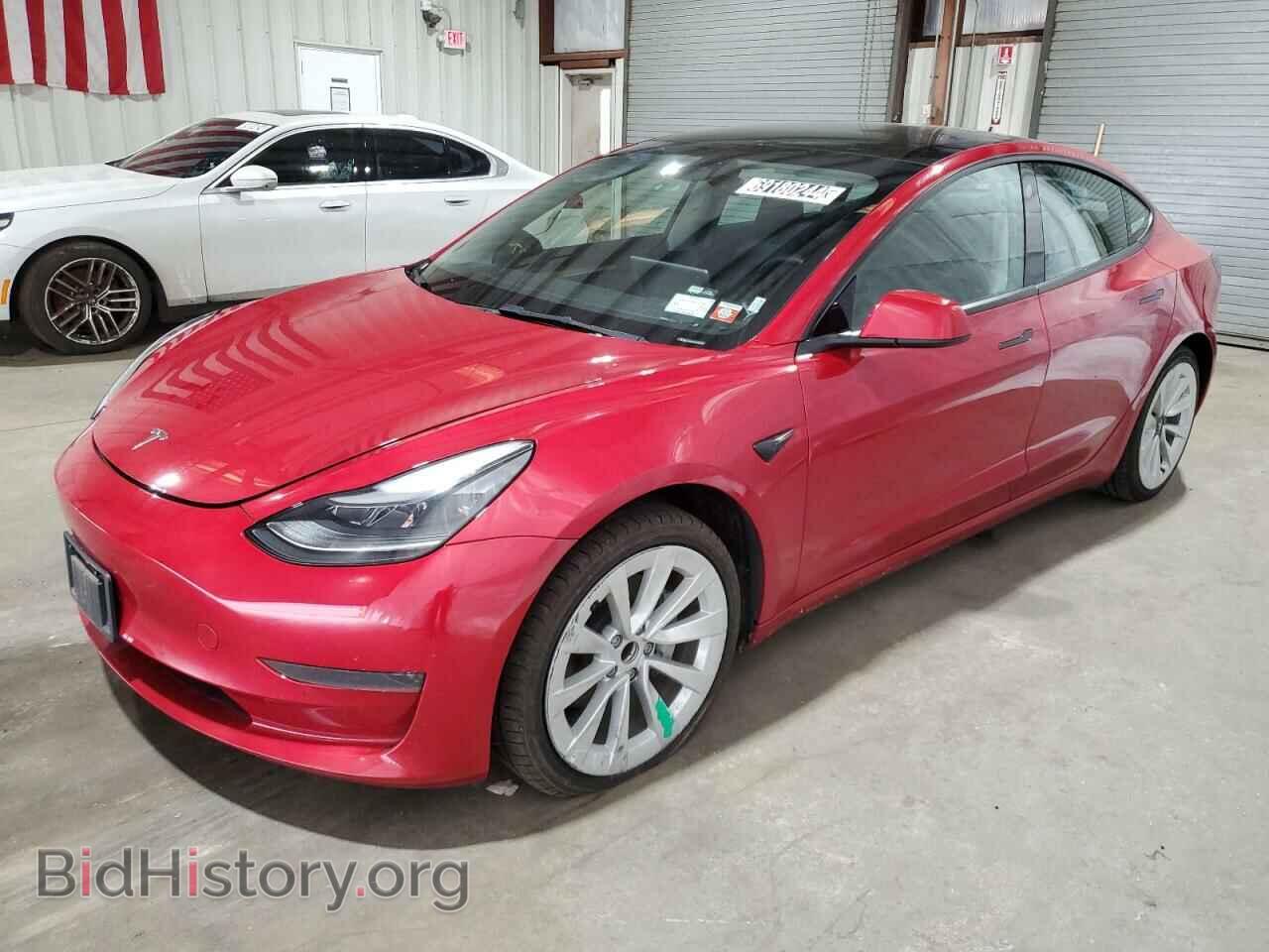 Photo 5YJ3E1EA0NF291159 - TESLA MODEL 3 2022