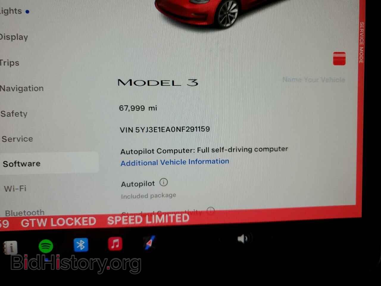 2022 TESLA MODEL 3 - VIN: 5YJ3E1EA0NF291159 - Фото 9