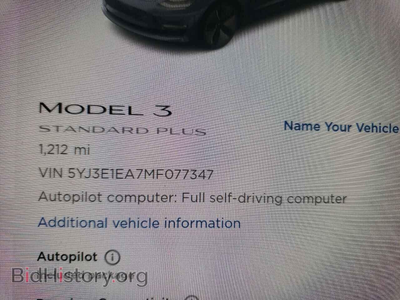 2021 TESLA MODEL 3 - VIN: 5YJ3E1EA7MF077347 - Photo 8