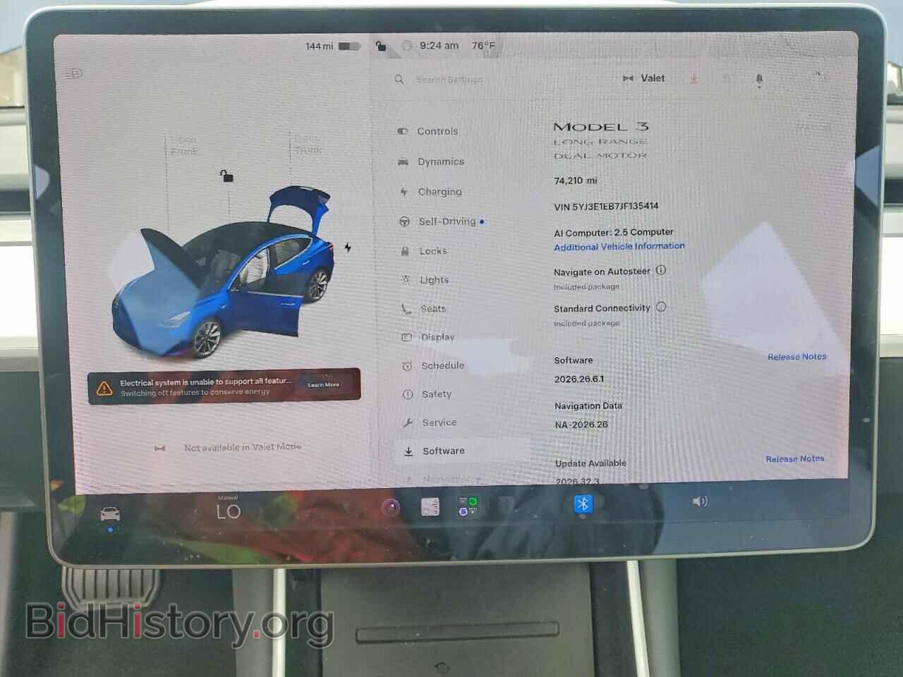 2018 TESLA MODEL 3 - VIN: 5YJ3E1EB7JF135414 - Фото 9