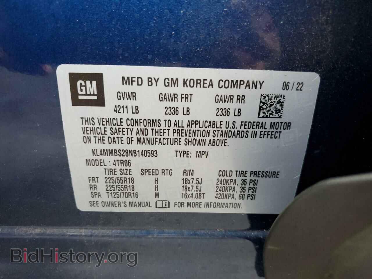 2022 BUICK ENCORE - VIN: KL4MMBS28NB140593 - Фото 13