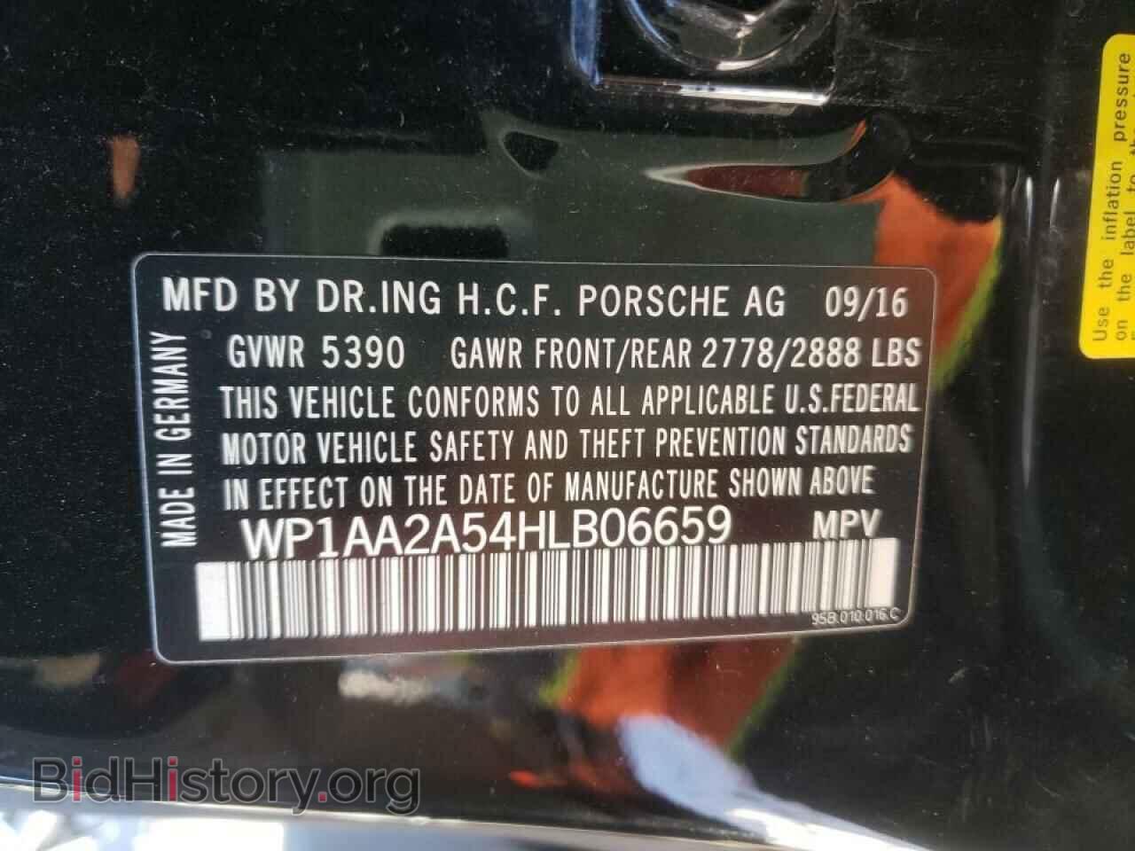 2017 PORSCHE MACAN - VIN: WP1AA2A54HLB06659 - Photo 10