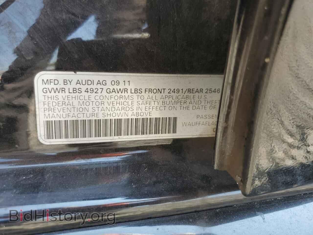 2012 AUDI A4 - VIN: WAUFFAFL4CN009059 - Фото 12