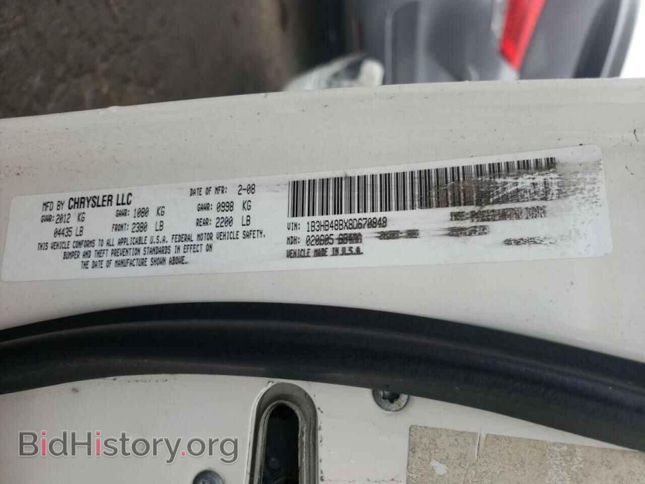 2008 DODGE CALIBER - VIN: 1B3HB48BX8D670848 - Photo 10