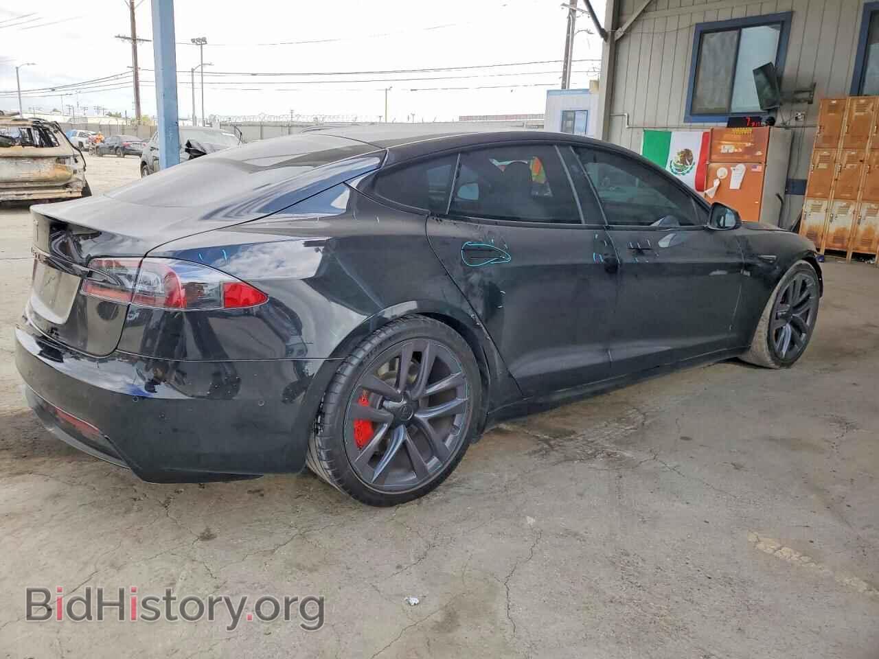 2021 TESLA MODEL S - VIN: 5YJSA1E55MF436284 - Фото 3
