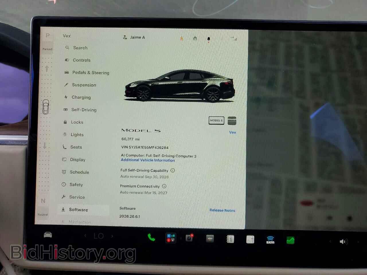 2021 TESLA MODEL S - VIN: 5YJSA1E55MF436284 - Фото 9