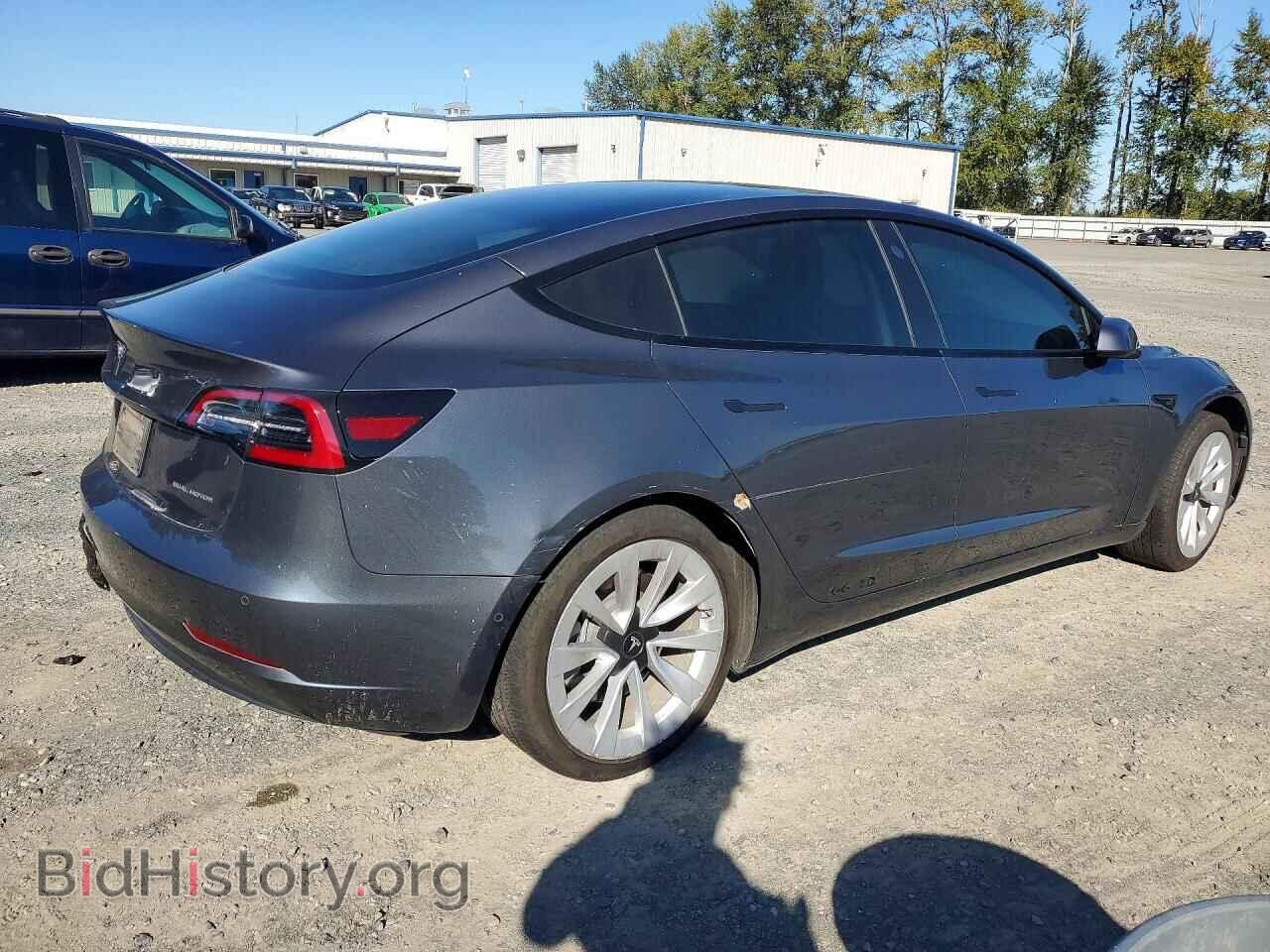 2022 TESLA MODEL 3 - VIN: 5YJ3E1EB0NF192981 - Фото 3