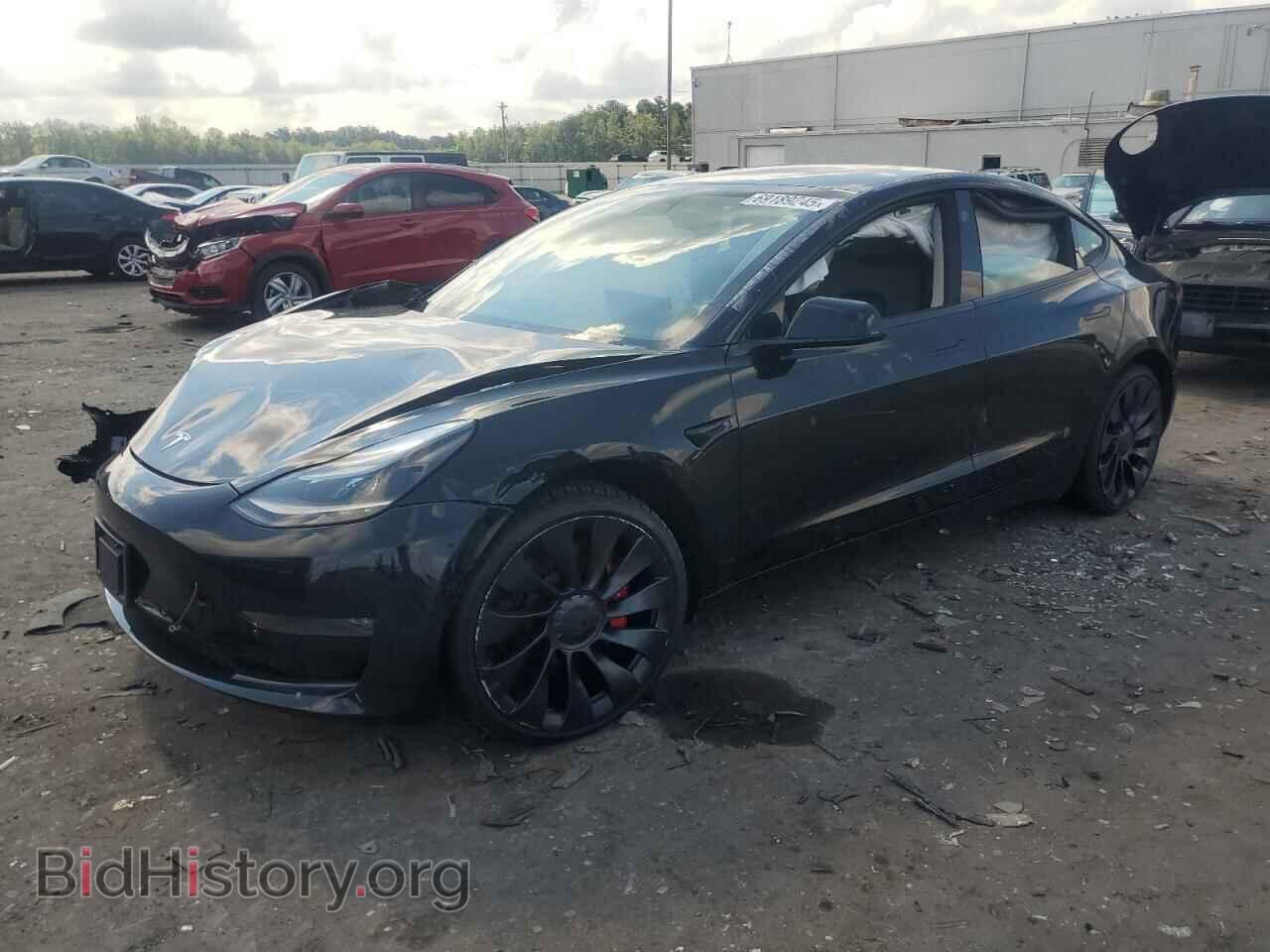 Photo 5YJ3E1EC8MF084602 - TESLA MODEL 3 2021