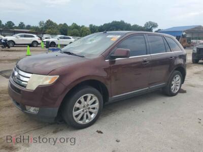 2010 Ford EDGE Limited, maroon — VIN 2FMDK3KC1ABA55959, Copart
