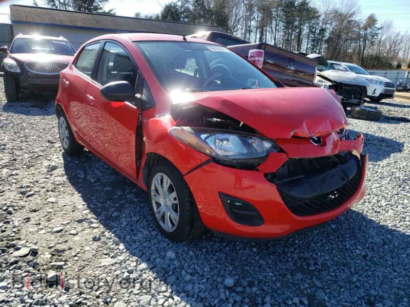2014 Mazda 2 MAZDA2 SPO (VIN JM1DE1KY8E0174613) — фото 1 из 10, Copart, повреждение: передняя часть