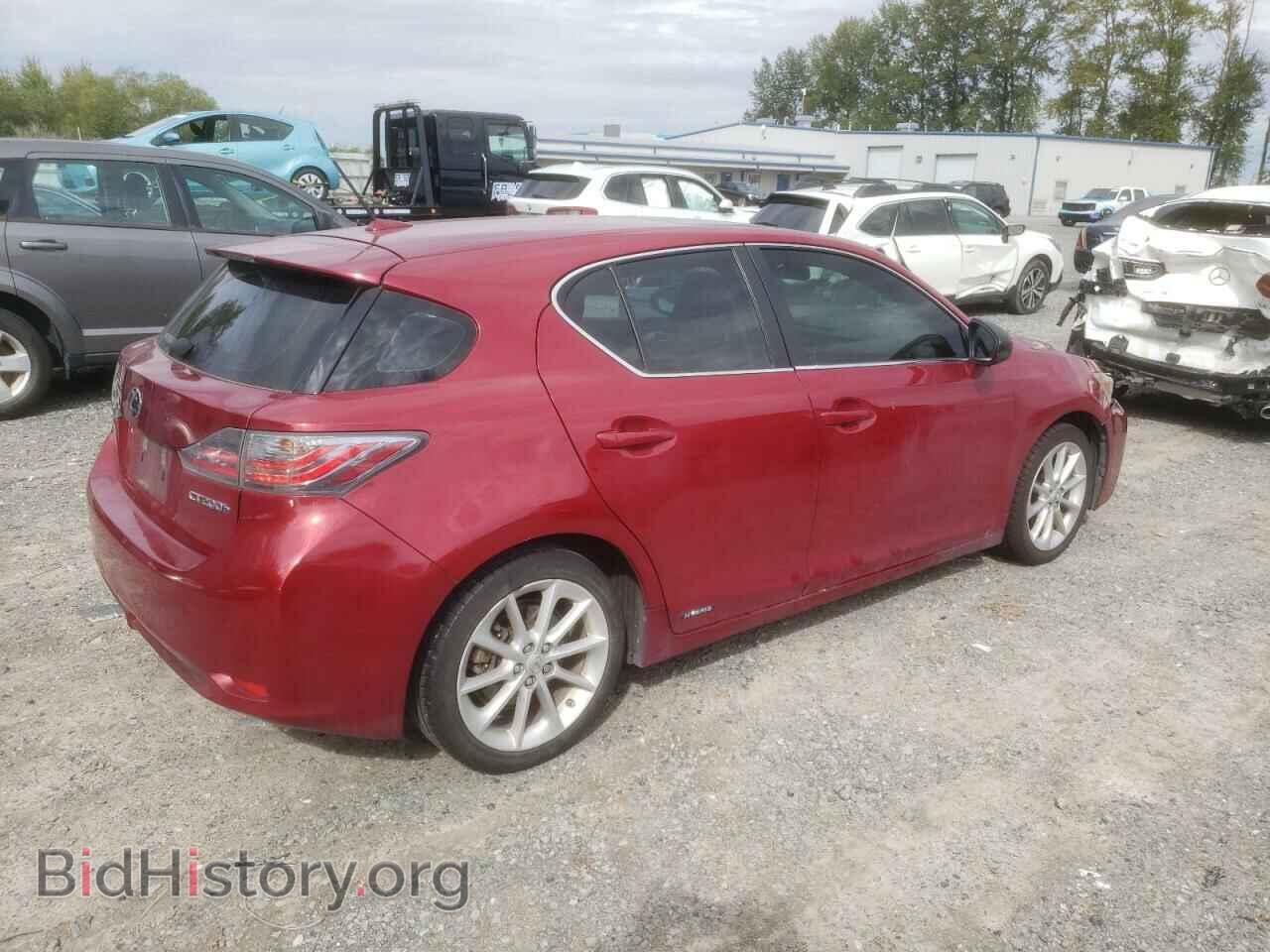 2012 LEXUS CT 200 - VIN: JTHKD5BH6C2048896 - Фото 3