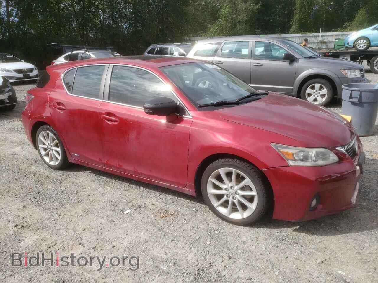 2012 LEXUS CT 200 - VIN: JTHKD5BH6C2048896 - Фото 4
