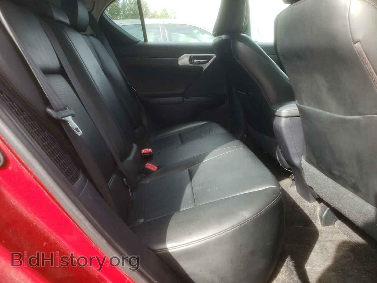 2012 LEXUS CT 200 - VIN: JTHKD5BH6C2048896 - Фото 10
