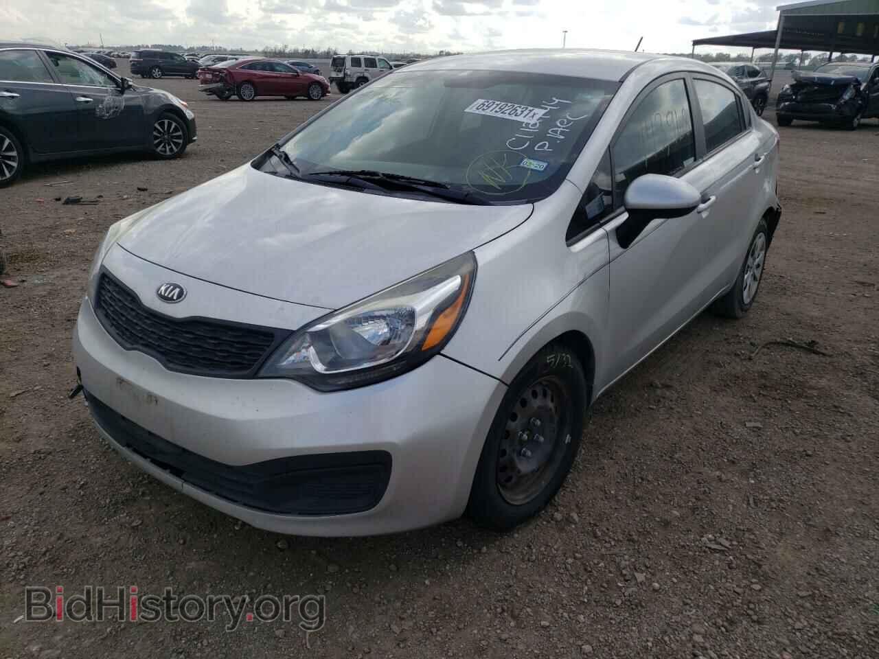2013 KIA RIO - VIN: KNADM4A3XD6236550 - Фото 2