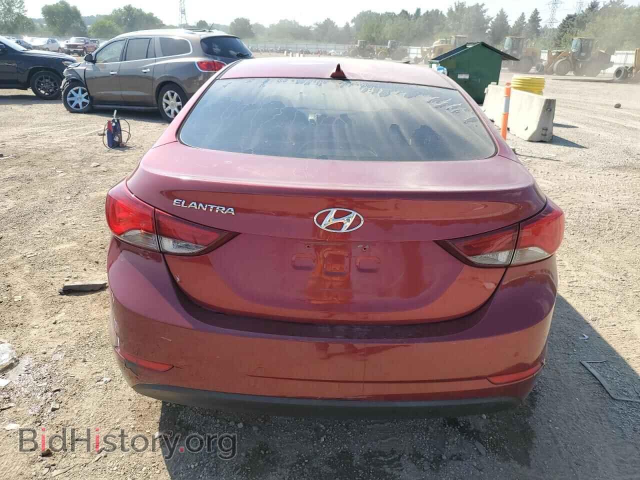 2016 HYUNDAI ELANTRA - VIN: 5NPDH4AE4GH691817 - Фото 6