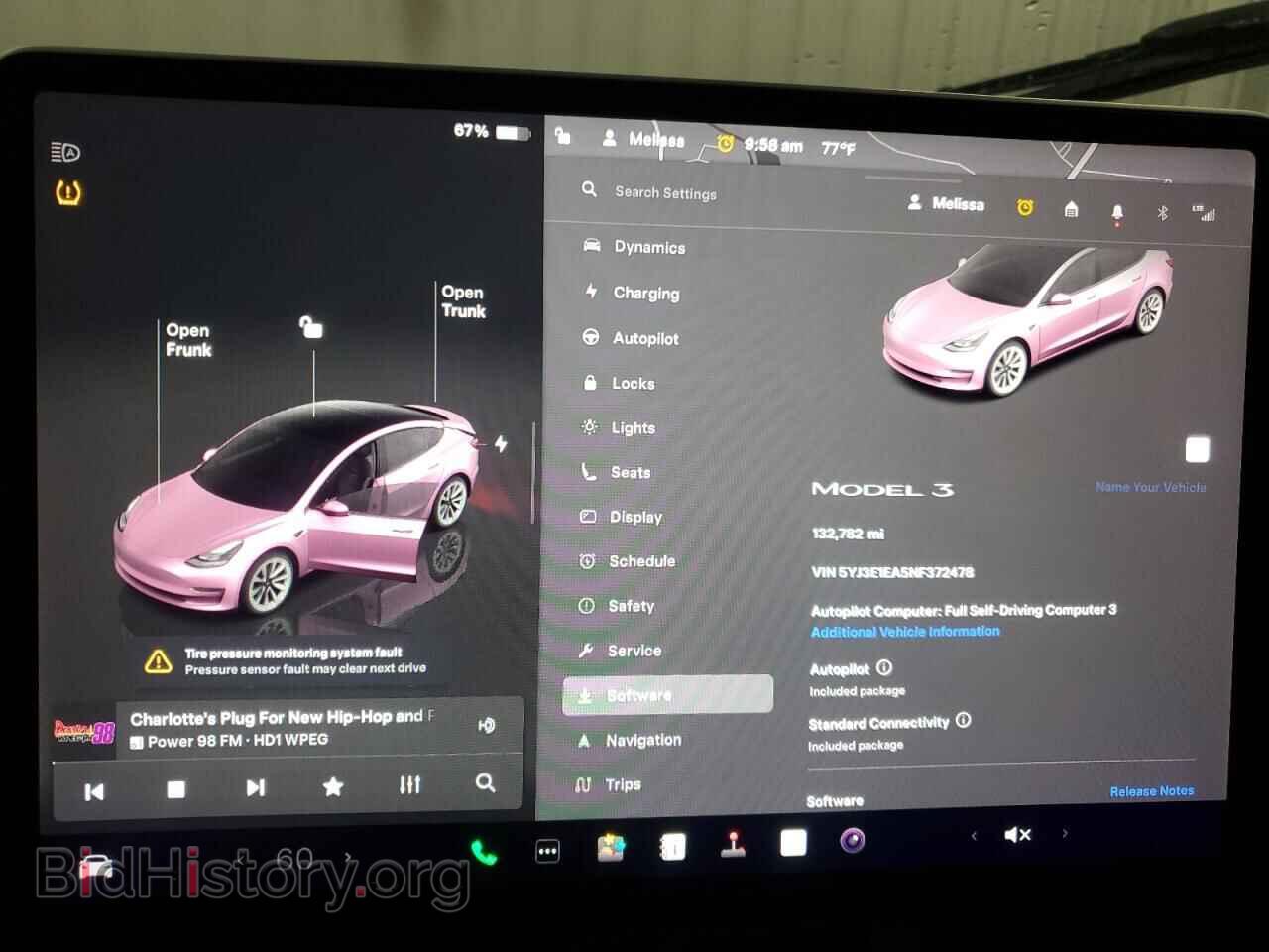2022 TESLA MODEL 3 - VIN: 5YJ3E1EA5NF372478 - Фото 9