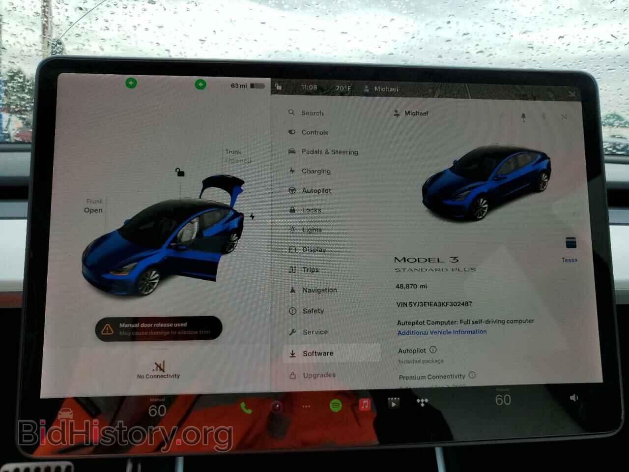 2019 TESLA MODEL 3 - VIN: 5YJ3E1EA3KF302487 - Photo 9