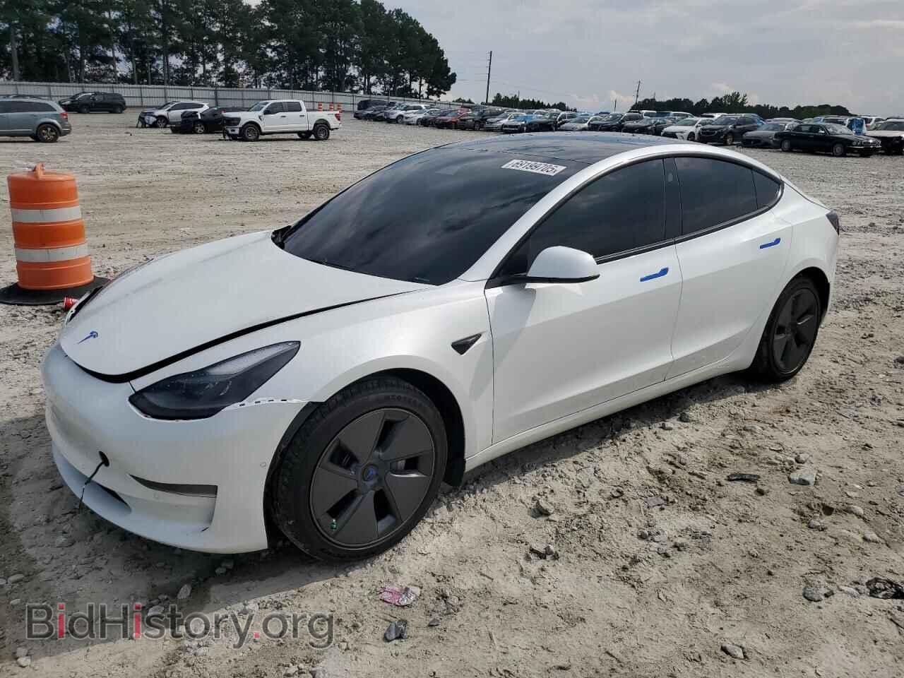 Photo 5YJ3E1EA8MF918723 - TESLA MODEL 3 2021