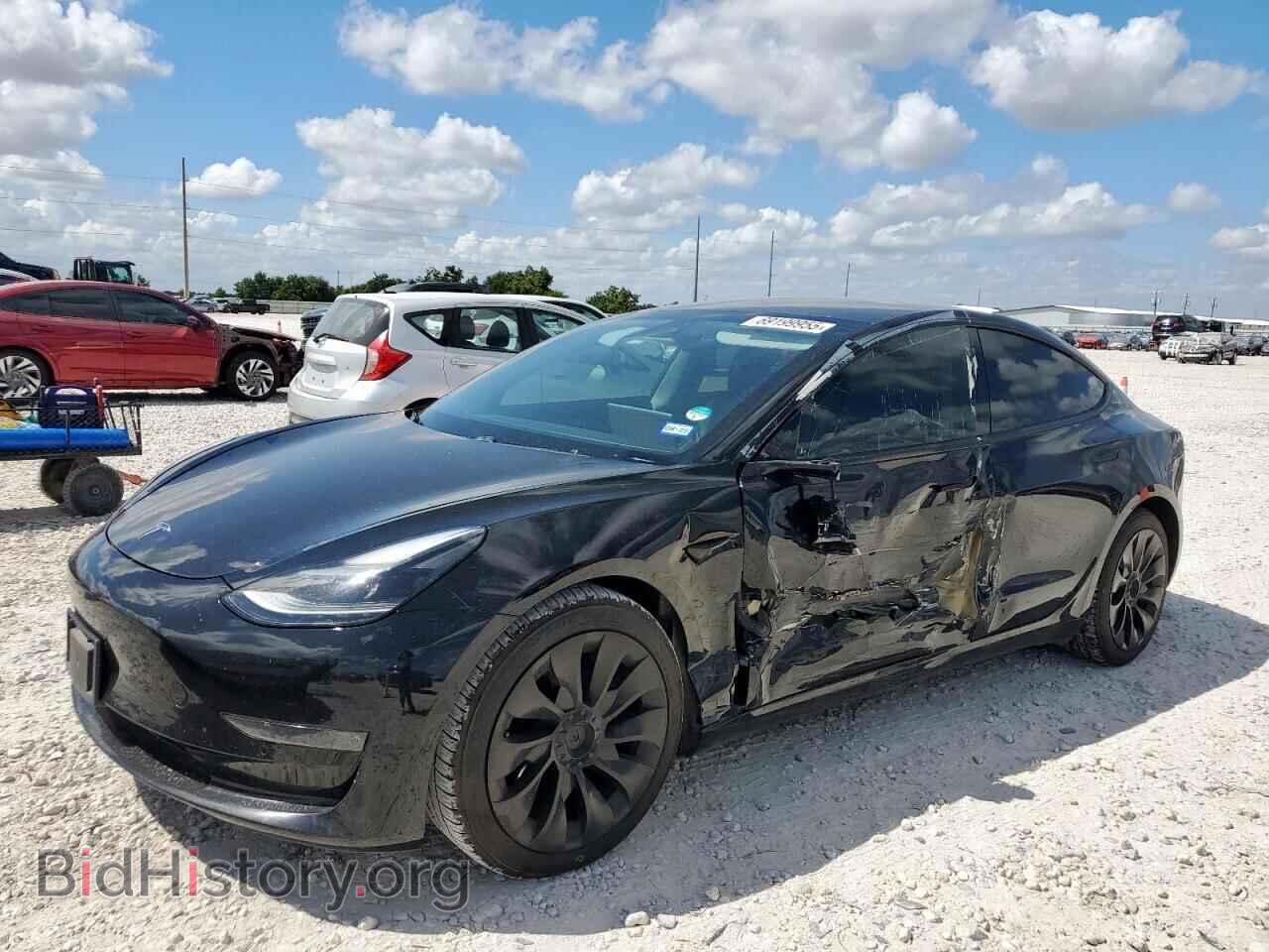 Photo 5YJ3E1EA8MF017285 - TESLA MODEL 3 2021