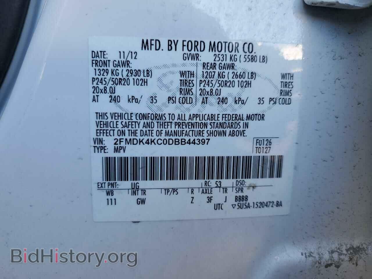 2013 FORD EDGE - VIN: 2FMDK4KC0DBB44397 - Photo 13