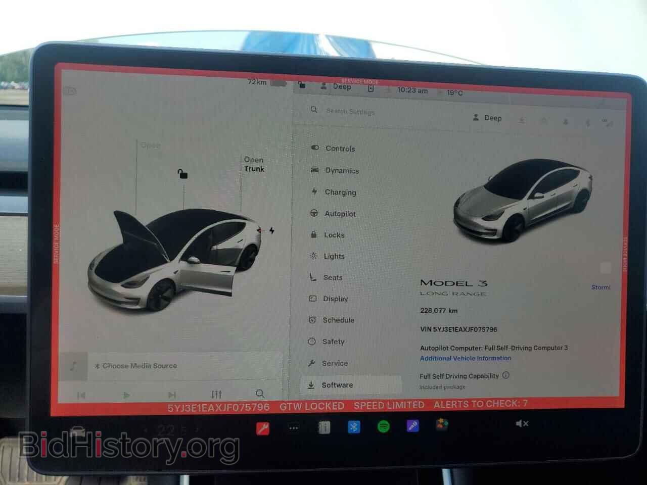 2018 TESLA MODEL 3 - VIN: 5YJ3E1EAXJF075796 - Фото 9