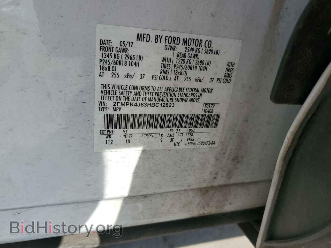 2017 FORD EDGE - VIN: 2FMPK4J83HBC12823 - Photo 14