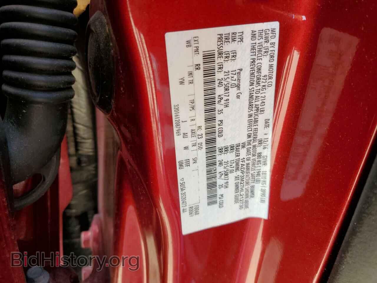 2017 FORD FOCUS - VIN: 1FADP3M27HL212730 - Фото 12