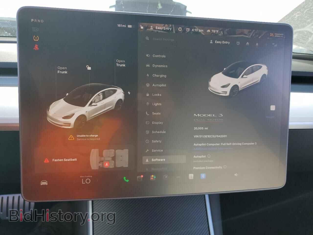 2020 TESLA MODEL 3 - VIN: 5YJ3E1EC3LF642001 - Photo 9