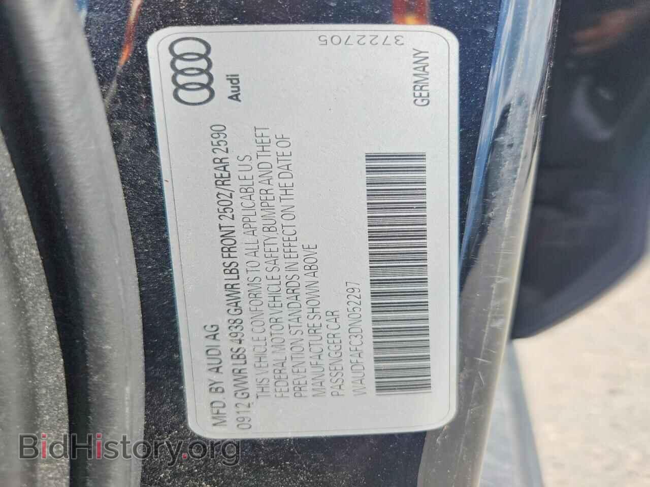2013 AUDI A6 - VIN: WAUDFAFC3DN052297 - Photo 12