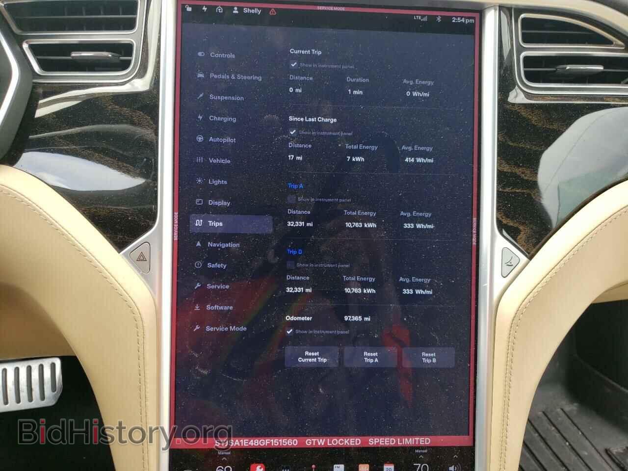 2016 TESLA MODEL S - VIN: 5YJSA1E48GF151560 - Фото 9