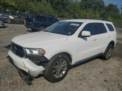 2017 Dodge DURANGO SXT, white — VIN 1C4RDJAG1HC791095, Copart